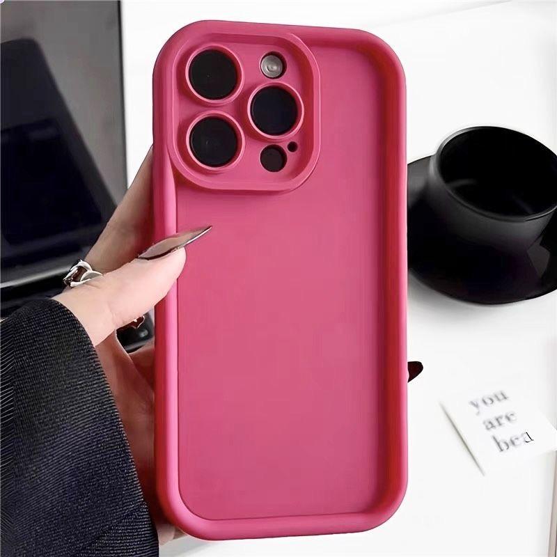 Мягкий ТПУ чехол конфетного цвета для iPhone 17 Air 16 14 15 Pro Plus 13 12 11 Pro Max 16e XR XS Противоударный силиконовый чехол для телефона Fundas