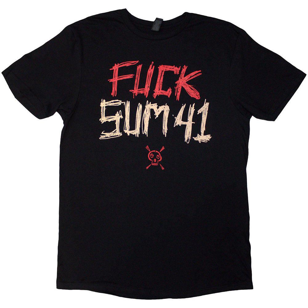 Sum 41 Unisex Adult Tour ´24 Fuck Sum 41 Back Print T-Shirt