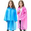 New 20PCS Thickened Children's Raincoat EVA Clothes Outdoor Waterproof Suit Children Transparent Travel Waterproof Raincoat