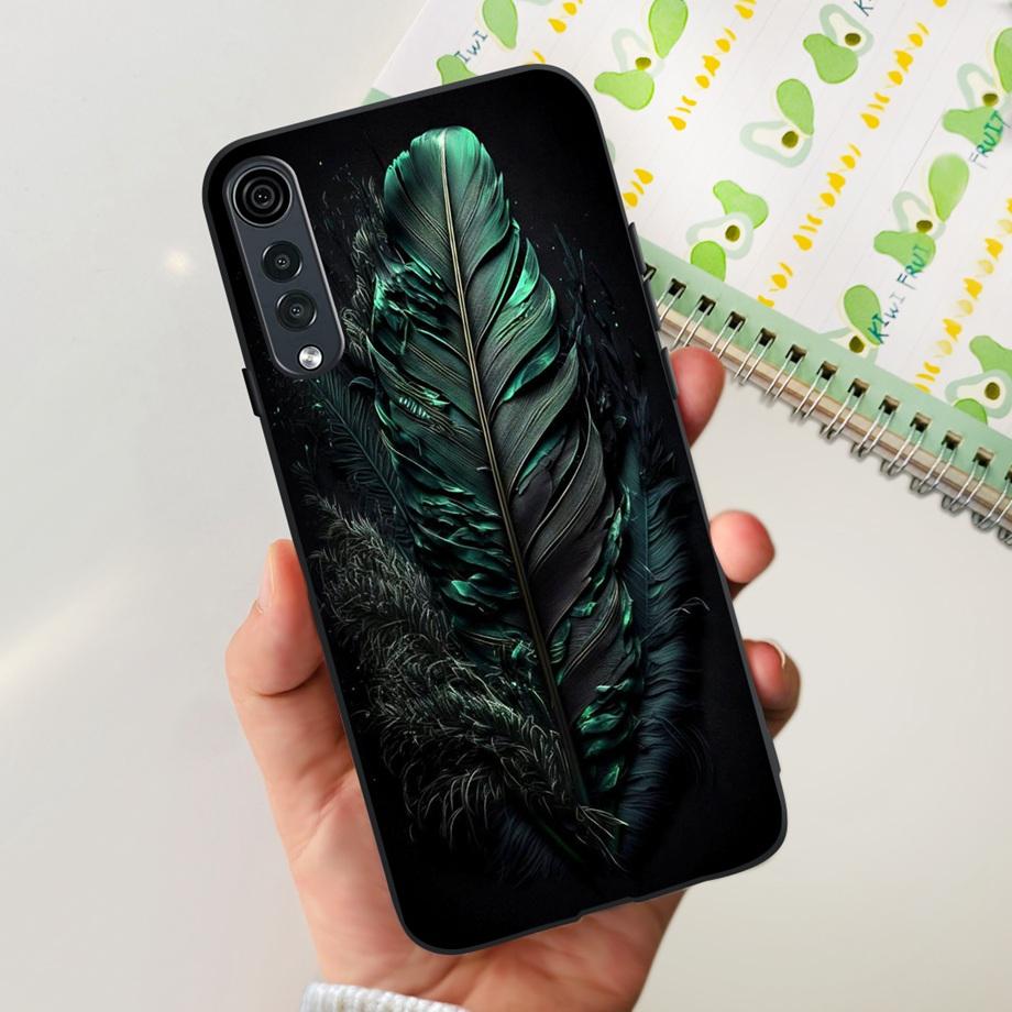 Для LG Velvet 5G 4G / Velvet 5G UW Чехол Милый Мультяшный Панда Цветок Роскошный Мягкий Силиконовый Чехол для Телефона Задняя Крышка Capas