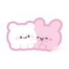 Tees Factory Sumoppi Pyonchi Fluffy Embroidered Lovey's Sticker, Pink, LV-5546523PK