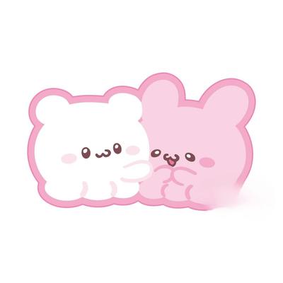 Tees Factory Наклейка вышитая Pyonchi Fluffy от Lovey, Розовая, LV-5546523PK