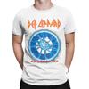 Def Leppard Adrenalize Хлопковая Футболка 100% для Мужчин Пляжная Винтажные Футболки Круглый Вырез Модная Крутая Футболка Оверсайз Дешевые Топы