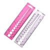 Inch 2.0mm-10.0mm Crochet Hook Craft DIY Sewing Tools Needle Gauge Measure Ruler Sewing Ruler