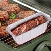 30/50Pcs Disposable Grill Grease Tray Aluminum Drip Pans Disposable Aluminum Foil Box  Kitchen Prep
