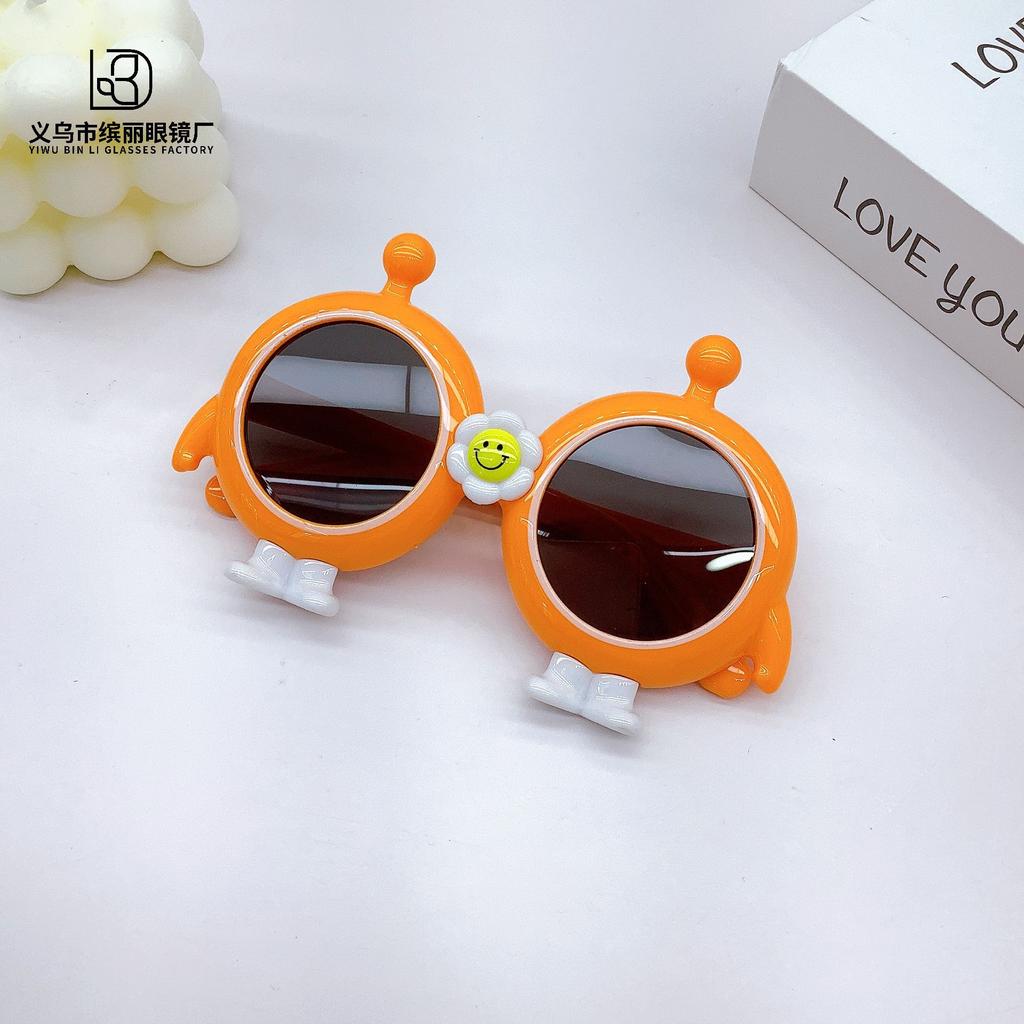 Egg Boy Children'S Pc Sunglasses Men'S And Women'S Sunglasses Cartoon Sunshade Glasses Children'S Sunscreen Glasses