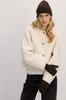 Brown merino wool gloves