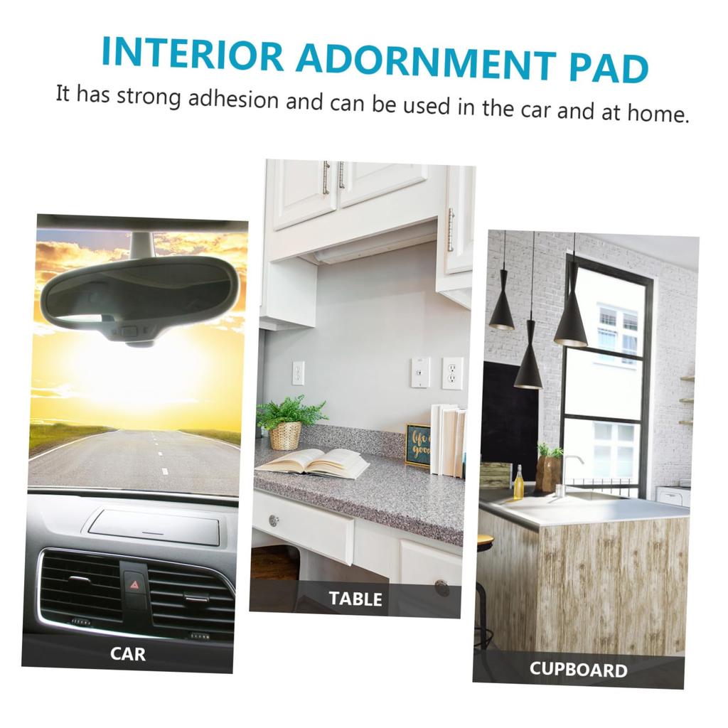 UKCOCO 10 шт. Автомобильный противоскользящий коврик на приборную панель Материал Прочный Многофункциональный Противоскользящий коврик для смартфона Стабильное удержание Автомобильные противоскользящие аксессуары для интерьера