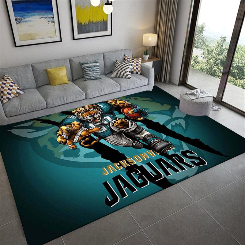 Ковер Jacksonville Jaguars для гостиной, спальни, дома, дивана, игровая нескользящая напольная подстилка для детей