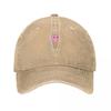Cute ice cream cone Baseball Cap luxury Women cap tactical cap Golf Hat Unisex Sunscreen Unisexs Caps Womens