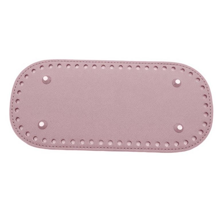 22*10 см Овальное дно для вязаной сумки Аксессуары для сумки из ПУ кожи Ручная работа Дно для сумки DIY Вязаное крючком дно сумки Однотонная деталь сумки