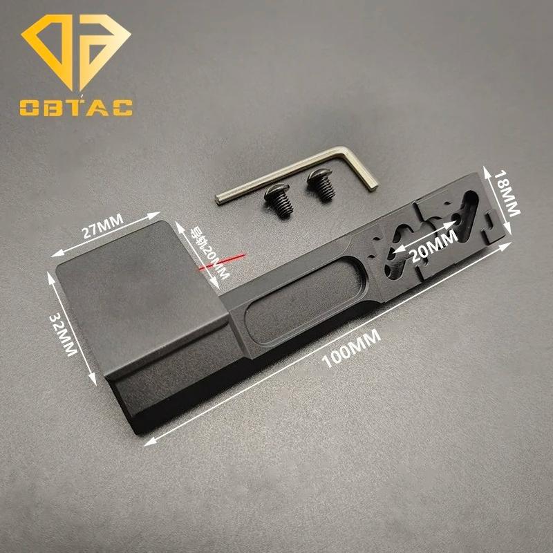 Airsoft Tactical Metal Offset Scout Light Mount for M300 M600 V2 Flashlight Mount Fit 20mm/M-system Rail Hunting Accessory2