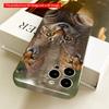 Cheetahs Chase Tabby Cat Selfie All inclusive film hard phone case, compatible with iPhone 18 Pro Max 17 16 15 14 13 12 11