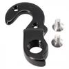 With 2 X Screw Bicycle Tail Hook Bicycle Bike Black