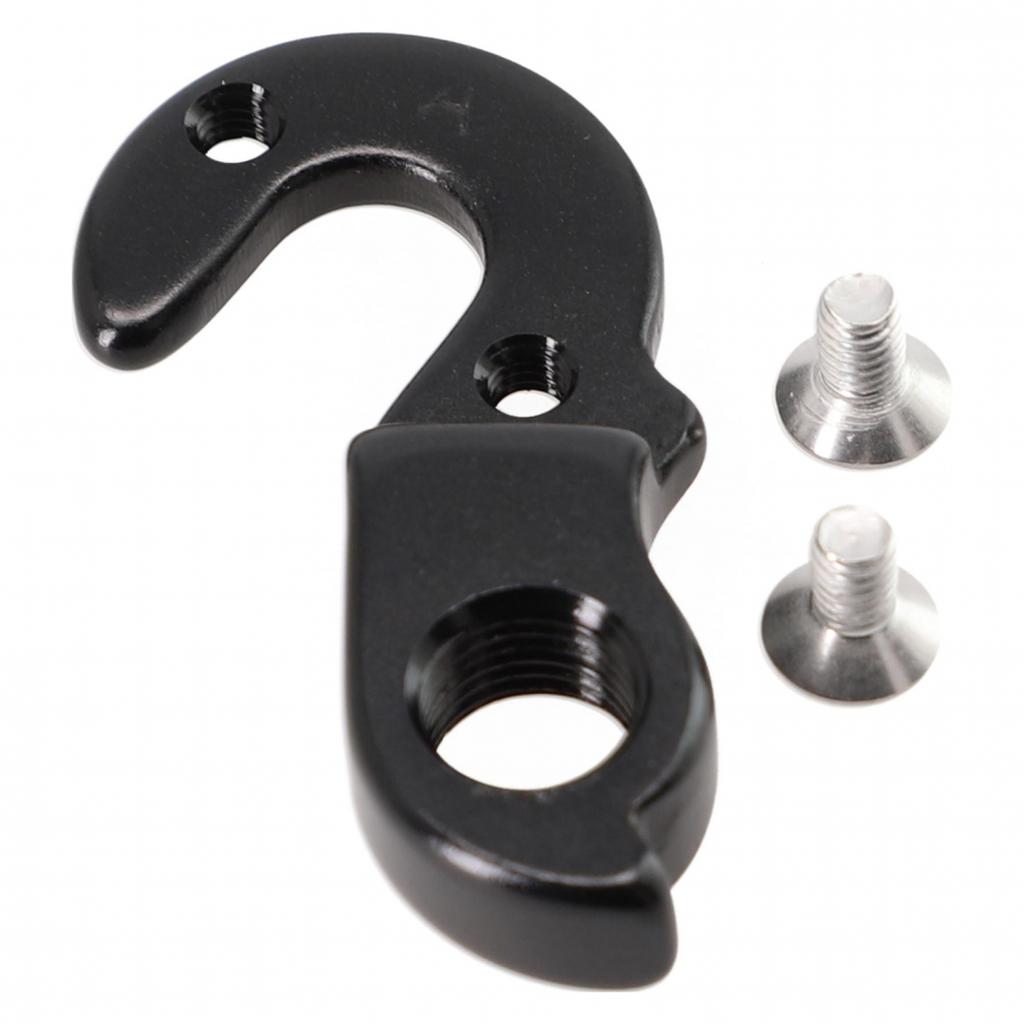 With 2 X Screw Bicycle Tail Hook Bicycle Bike Black