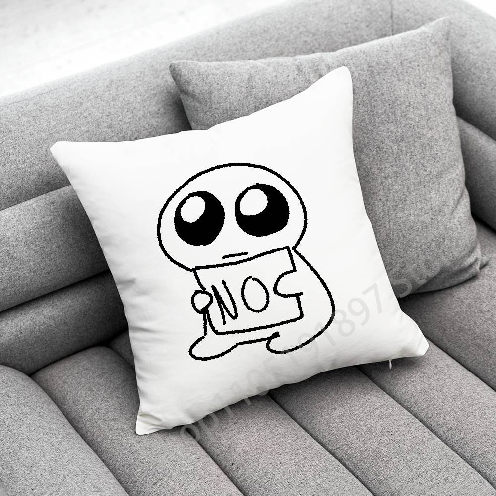 Cartoon Funny TBH Creature Throw Pillow Case For 45*45cm 40cm 30cm 50cm 55cm Square Home Pillowcase Case