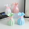 Home Decor Vase Ribbed Ceramic Flower Vase, Table Vase Hydroponic Vase Flower Container for Room Decor, Wedding 1pcs