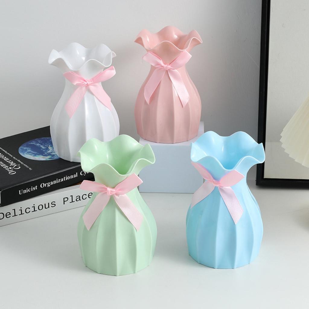 Home Decor Vase Ribbed Ceramic Flower Vase, Table Vase Hydroponic Vase Flower Container for Room Decor, Wedding 1pcs