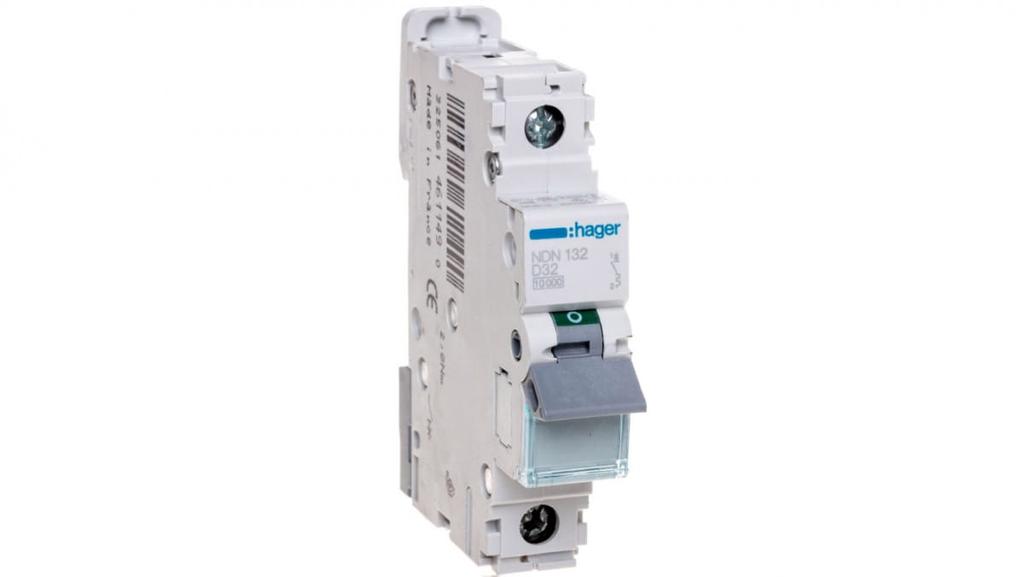 Circuit breaker 1P D 32A 10kA AC NDN132