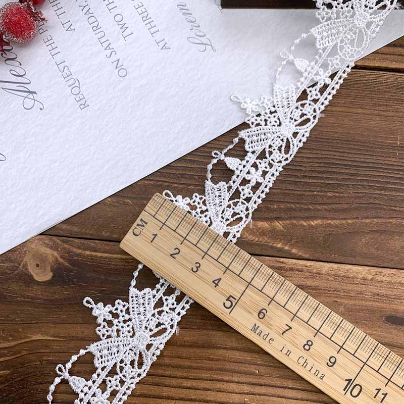 Высококачественная вышитая кружевная лента 3,5 см для DIY одежды в стиле Лолита