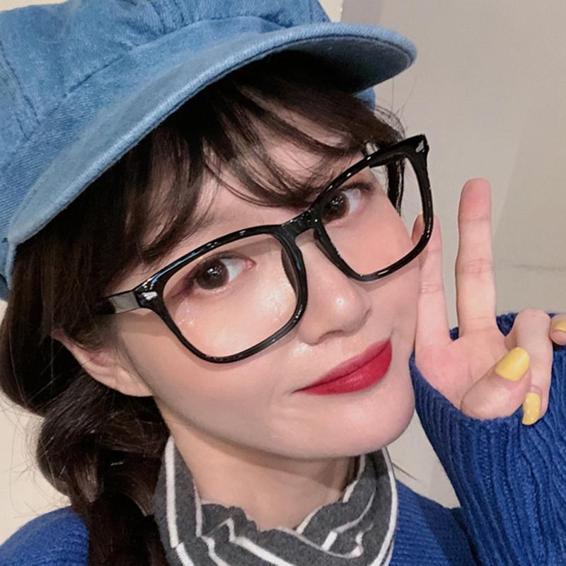 Transparent Computer Glasses Frame Women Men Anti Blue Light Square Eyewear Blocking Glasses Optical Spectacle Eyeglass