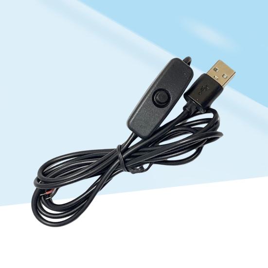 Switching Power Cord Insulated High Temperature Resistant Plug Play LED Lamp USB Extension Switching Power Wire for Home