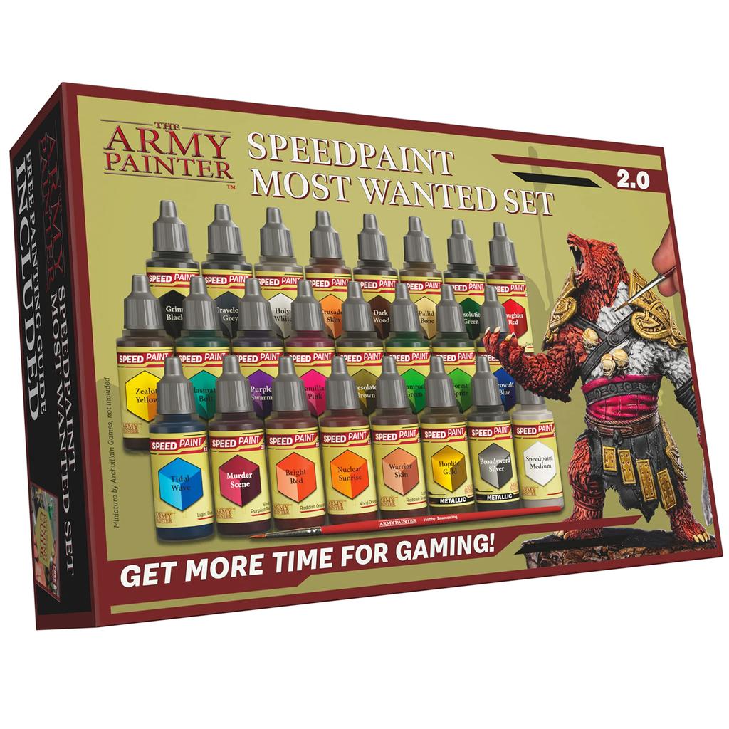 Набор красок Army Painter Speedpaint Most Wanted 24 цвета x 18 мл Набор красок Army Painter Speedpaint Most Wanted 2.0 2.0