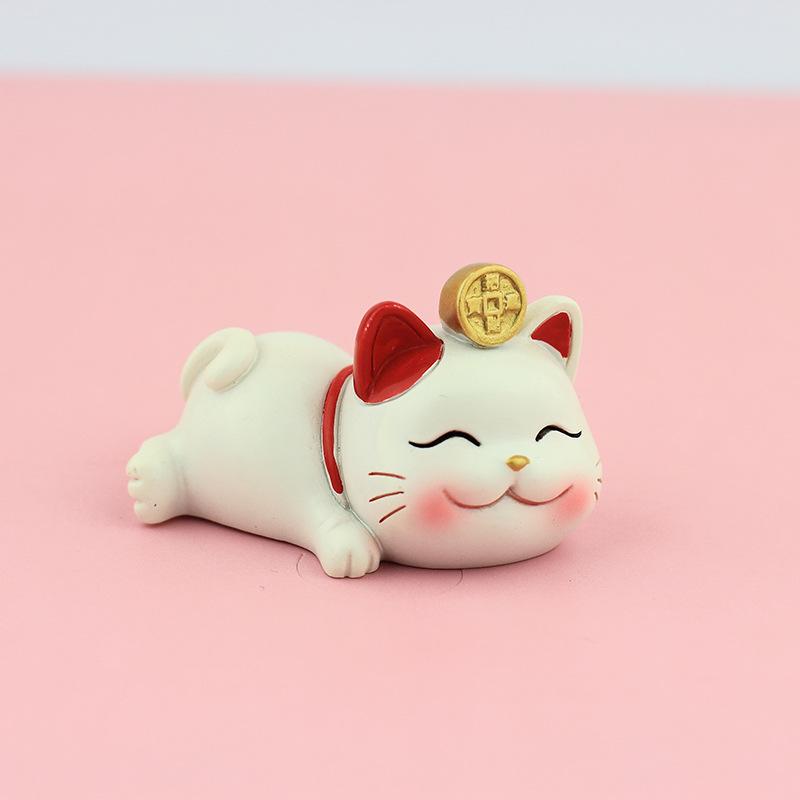 Креативное украшение для автомобиля и торта Lucky Cat