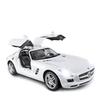Радиоуправляемая машина RASTAR 1:14 Mercedes-Benz SLS AMG, 2,4 ГГц, белая, с открывающимися вручную дверями, для детей