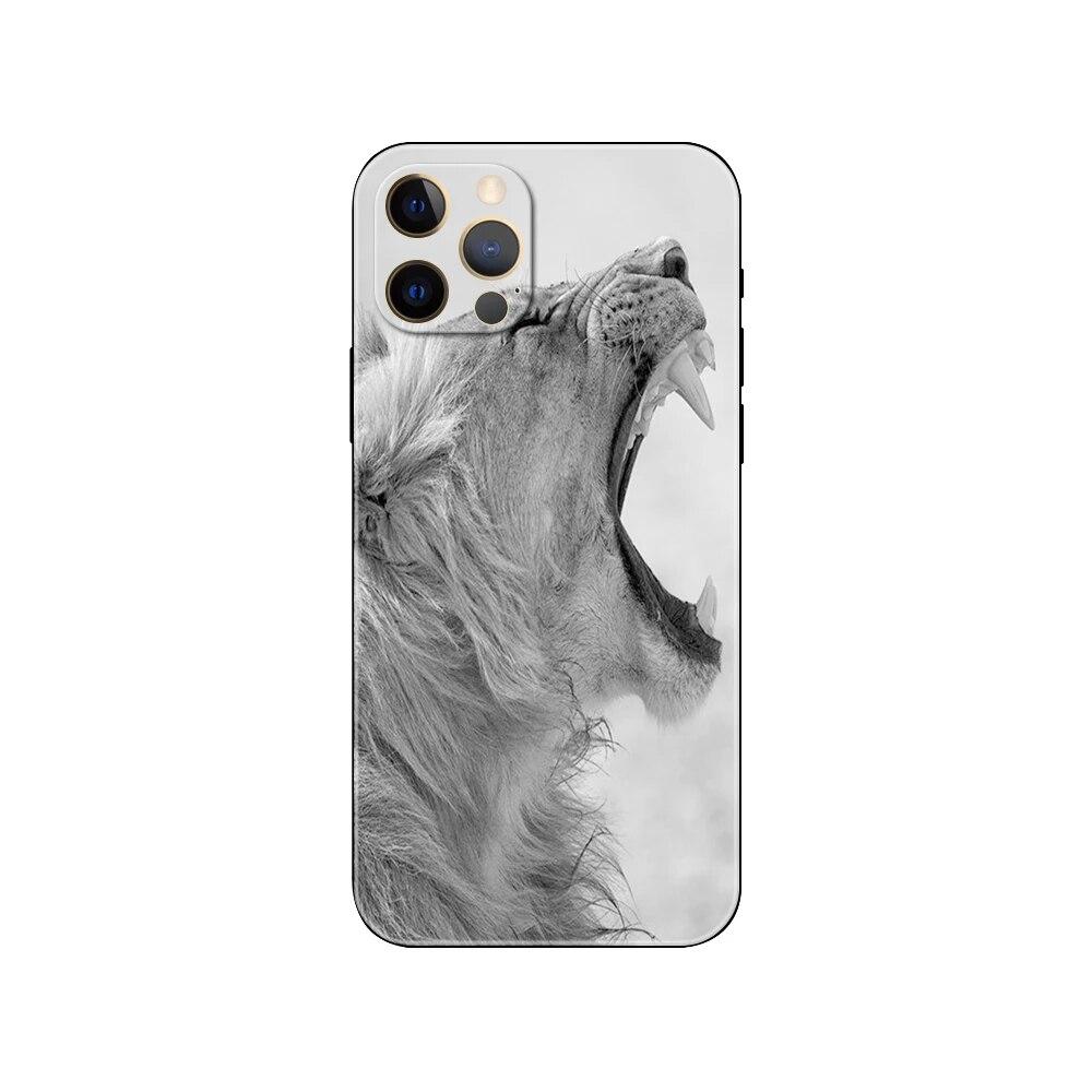Чехол для телефона с животным тигром для iPhone Samsung Galaxy Redmi Xiaomi Oppo OnePlus Note SA 7 8 9 10 11 12 13 14 20 21 22 23 53 54 Pro Max Ultra TPU Soft