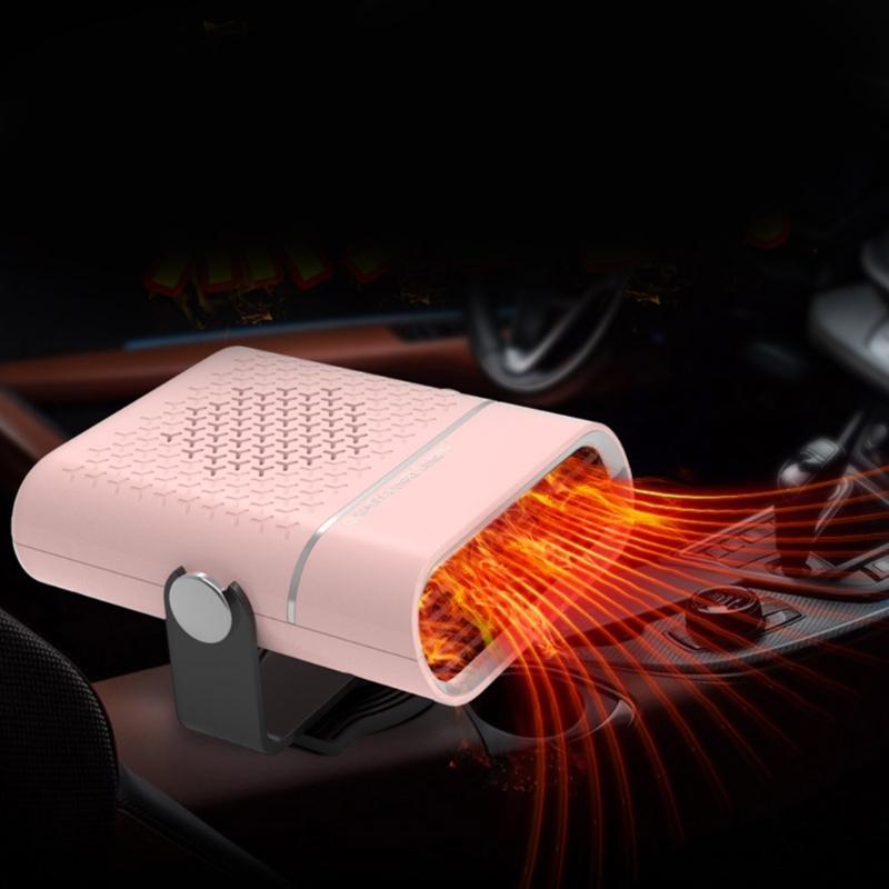Портативный автомобильный обогреватель-вентилятор против запотевания 12 В 24 В вентилятор обогреватель лобового стекла автомобильный обогреватель воздуходувка осушитель воздуха для автомобиля
