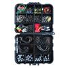 Fishing Tackles Set Universal Replacing Fittings Outdoor Swivels Snaps Sliders Angling Kit Accessories with Storage Box