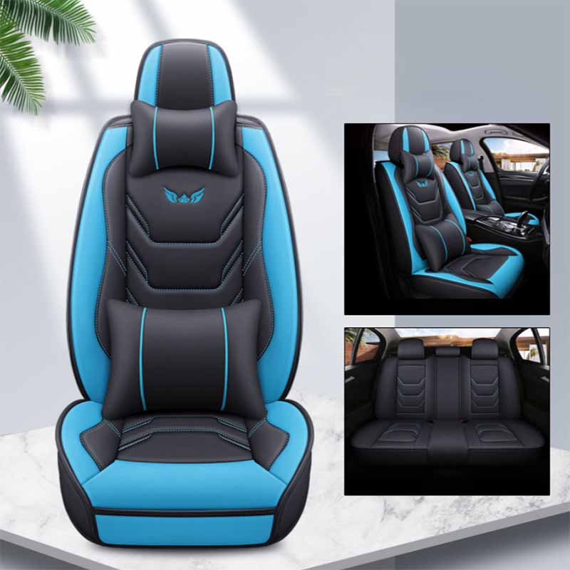 Полный комплект универсальных подушек для автомобильных сидений на 5 мест, водонепроницаемые чехлы для автомобильных сидений с полным охватом, защитные регулируемые съемные подушки для автомобильных сидений