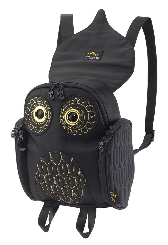 Horned Owl Classic Backpack BLK [MORN CREATIONS] Women's