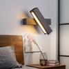 Modern LED Wall Lamp 350° Rotatable Sconce for Bedroom Living Room Bedside Stairs Indoor Home Decoration Lighting Fixture Lustre