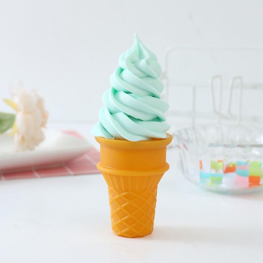 Fake Food Ice Cream Model Crispy Artificial Food Model Simulation Ice Cream Photography Props