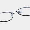 Round Style Alloy Frame One-piece Nose Pads Fashion Photochromic Reading Glasses +0.75 To +4