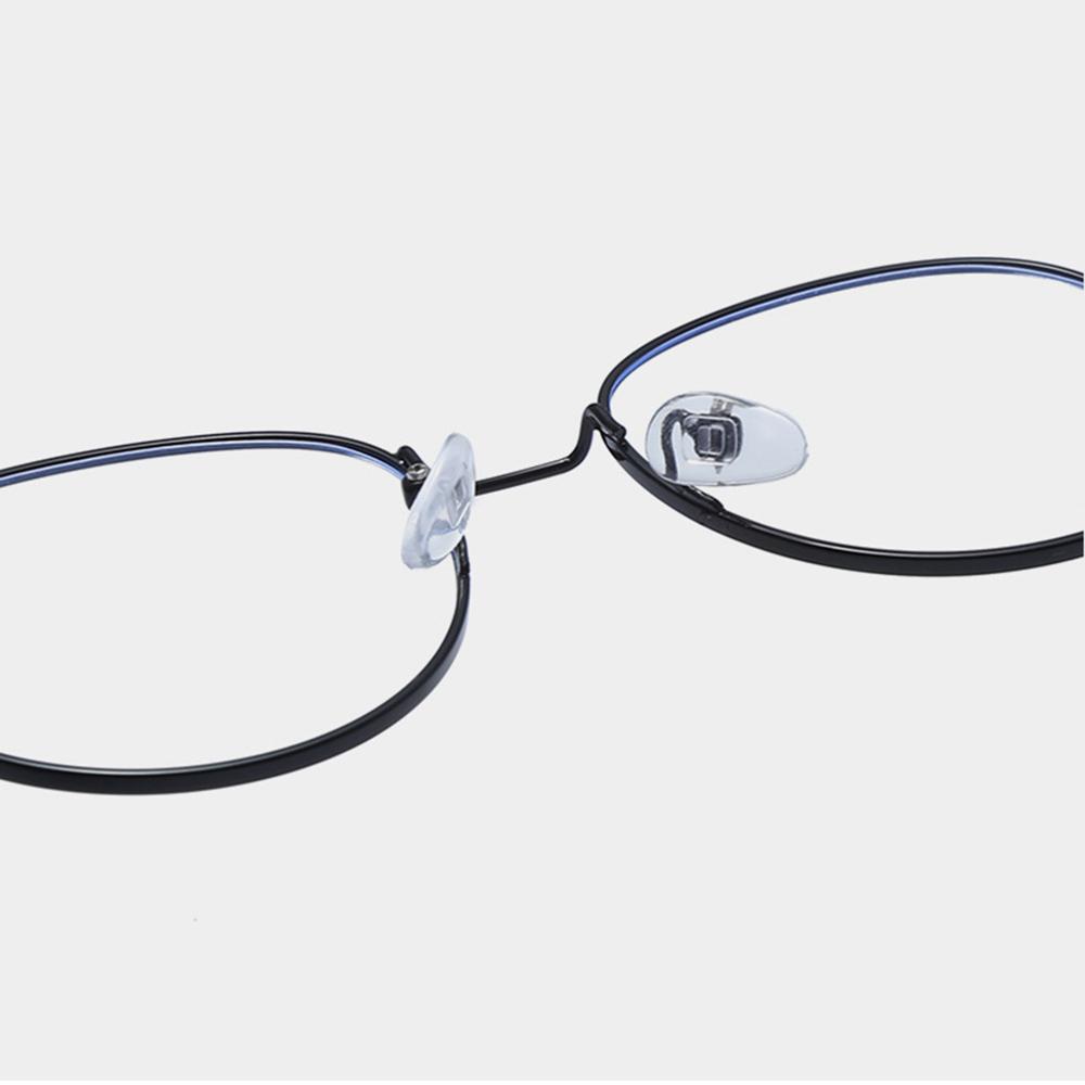 Round Style Alloy Frame One-piece Nose Pads Fashion Photochromic Reading Glasses +0.75 To +4