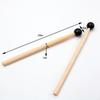1 Pair Tongue Steel Drum Xylophone Mallets Tuning Fork Wooden Rod Mallet for Percussion Instrument