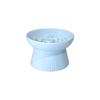 Керамическая миска для кошек и собак, миска для собак средних и маленьких пород, миска для медленного кормления, миска против переворачивания, высокая ножка, защита шеи, миска для риса