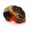 A+ 43.6 Ct Natural Amber Rough Rare Uncut Orange Gemstones Free Gift