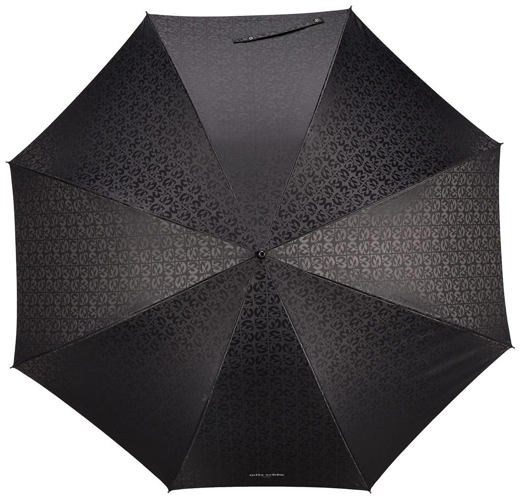 Длинный зонт Mila Schon Logo Жаккардовый зонт Ветрозащитный зонт Длинный зонт Зонт для прыжков Черный ребро 65 см [Moonbat] Мужской Мужской Мужской Длина
