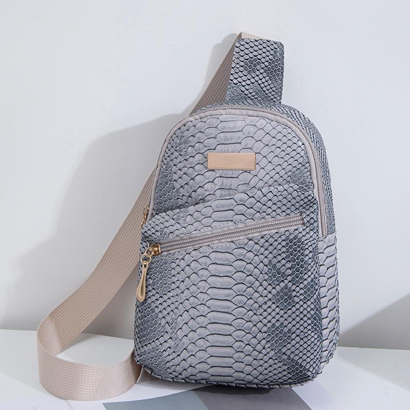 Нагрудная сумка с узором змеи, модная новая сумка-мессенджер большой вместимости, сумка для мобильного телефона, женская маленькая сумка-мессенджер