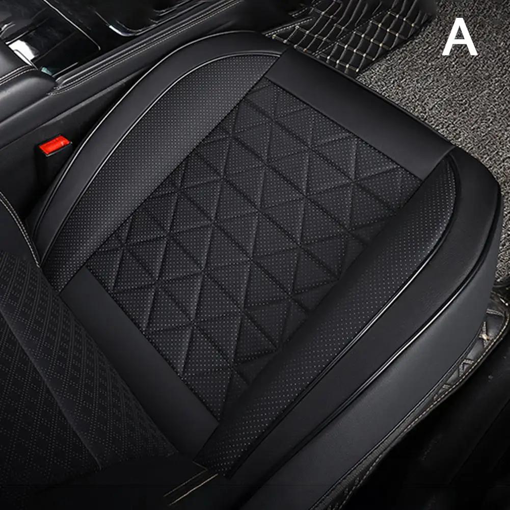 Чехол на переднее сиденье автомобиля из искусственной кожи, подушка для сиденья автомобиля, универсальные автомобильные аксессуары, защитный коврик для сиденья Q0O4