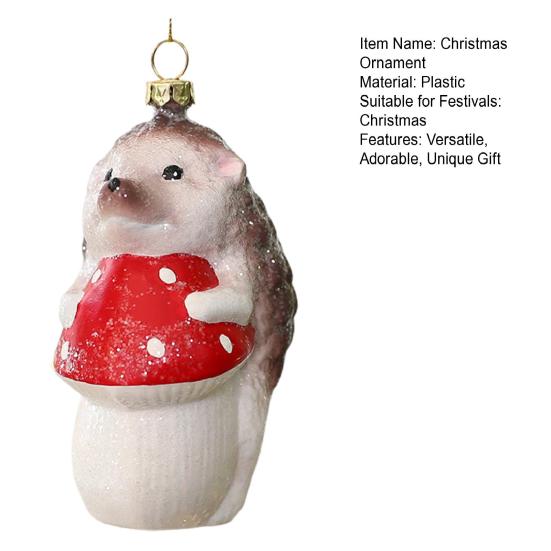 Украшение для рождественской елки Белка Ежик Рождественские шары Украшения Рождественский праздничный декор для дома Стола Камина Офиса