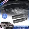 For Hyundai Santa Fe TM 2019~2024 2024 Air Conditioner Outlet Cover Ventilation Car Under Rear Seat Exhaust Interior Accessories