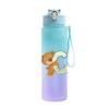 750ml Cartoon Letter Printed Lovely A-Z Water Cup Portable Children Plastic Cartoon Outdoor Sport Large Capacity Water Bottle