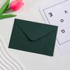 10pcs Dark Green High-end Envelopes, Vintage Envelopes for Greeting Cards, Birthday Parties, Wedding Invitations, Business
