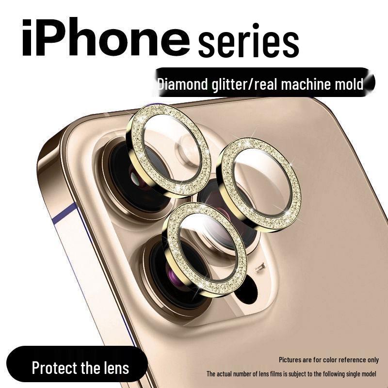 Высококачественная блестящая защитная пленка для линзы для Apple 15/14/13/12 Pro Max