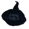 Witch Hat Velvet Surface Festive Ambience Enhancer Stage Show Witch Hat Versatile Accessory Halloween Decor